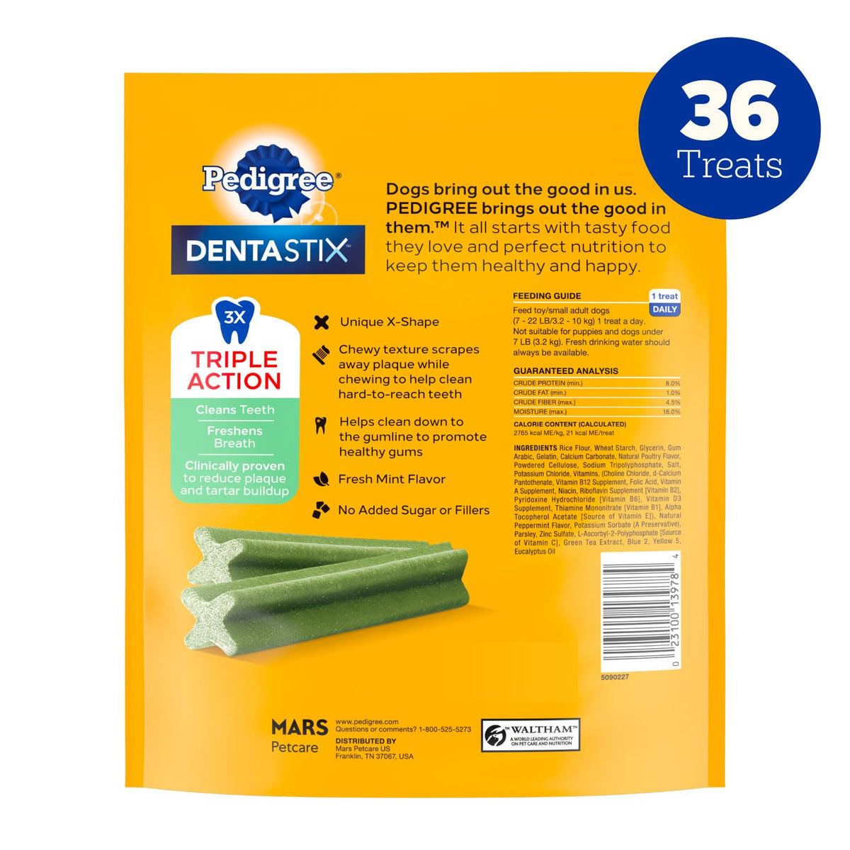 Pedigree Dentastix Large Breed Dental Dog Treats, Variety, 51 Count