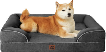 EHEYCIGA Orthopedic Extra Large Dog Bed, Waterproof Washable XL Pet Bed 44"