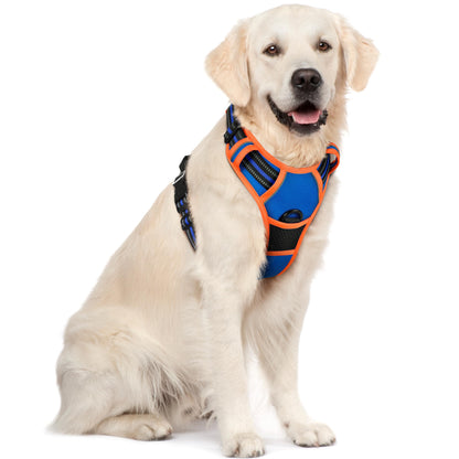 rabbitgoo Dog Harness, No Pull for Large Dogs with 2 Leash Clips, Pet Vest