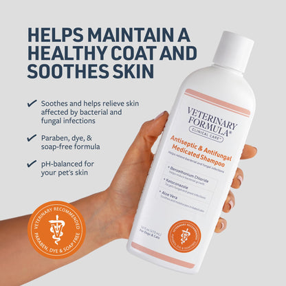 Veterinary Formula Clinical Care Antiseptic & Antifungal Shampoo + Spray