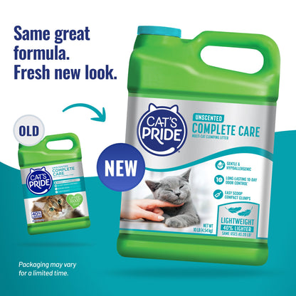 Cat's Pride Antibacterial Litter, Odor-Eliminating Scented 12lb