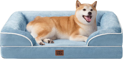 EHEYCIGA Orthopedic Extra Large Dog Bed, Waterproof Washable XL Pet Bed 44"