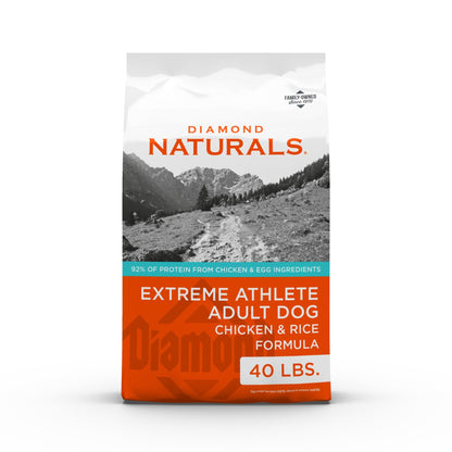 Diamond Naturals Adult Dry Dog Food, Lamb Meal & Rice, 40lb