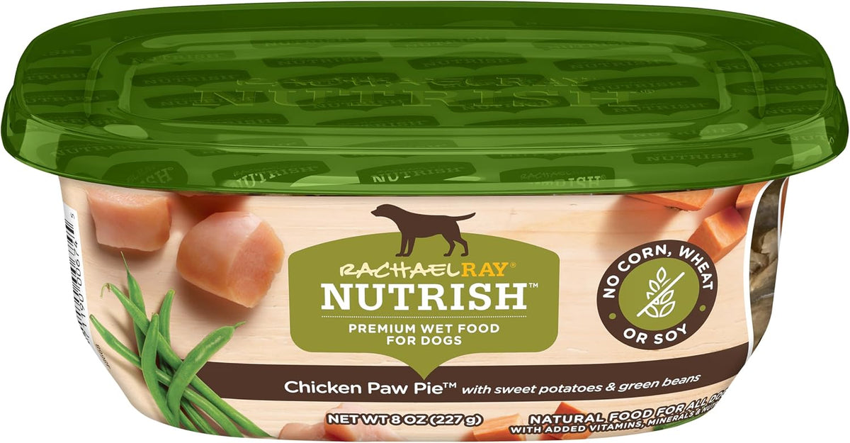 Nutrish Hearty Beef Stew Wet Dog Food, 8 oz. Tub (Pack of 8) (Rachael Ray)