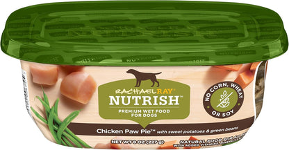 Nutrish Hearty Beef Stew Wet Dog Food, 8 oz. Tub (Pack of 8) (Rachael Ray)