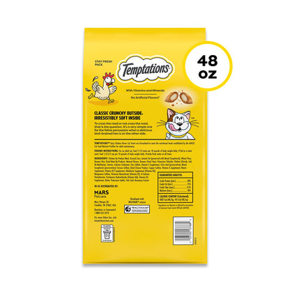 Temptations Classic Crunchy and Soft Cat Treats, Tasty Chicken, 30 oz