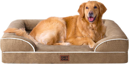 EHEYCIGA Orthopedic Extra Large Dog Bed, Waterproof Washable XL Pet Bed 44"