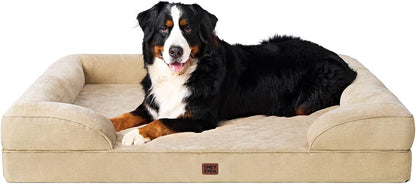 EHEYCIGA Orthopedic Extra Large Dog Bed, Waterproof Washable XL Pet Bed 44"