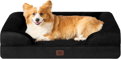 EHEYCIGA Orthopedic Extra Large Dog Bed, Waterproof Washable XL Pet Bed 44"
