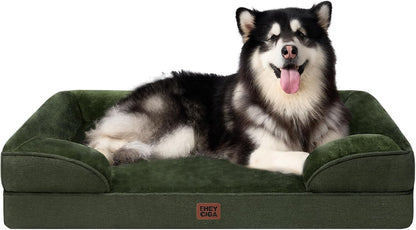 EHEYCIGA Orthopedic Extra Large Dog Bed, Waterproof Washable XL Pet Bed 44"