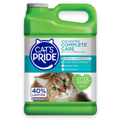 Cat's Pride Antibacterial Litter, Odor-Eliminating Scented 12lb