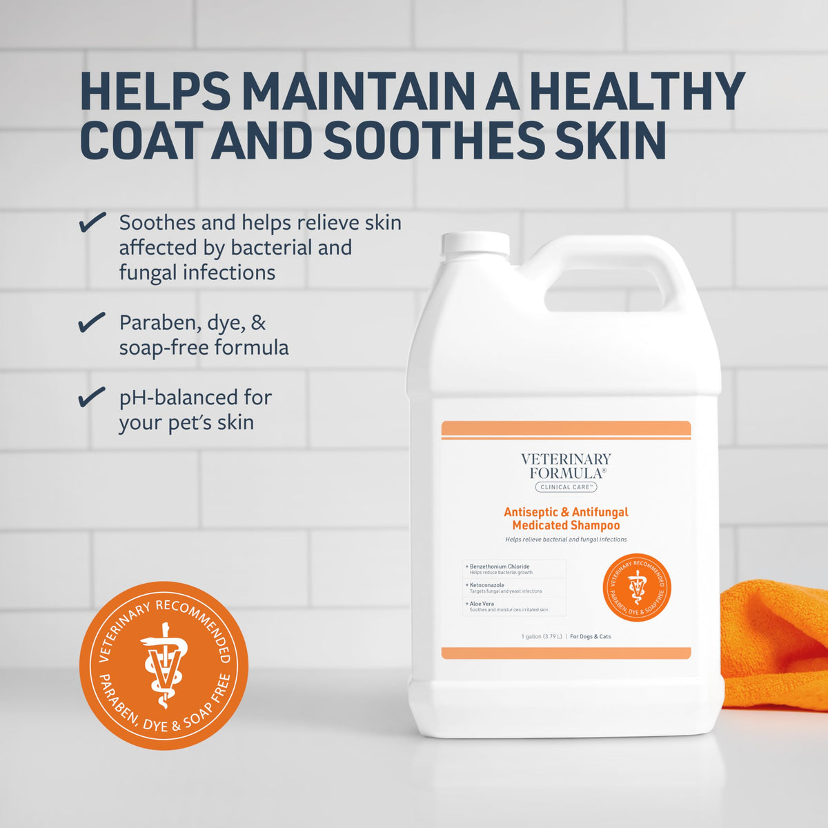 Veterinary Formula Clinical Care Antiseptic & Antifungal Shampoo + Spray
