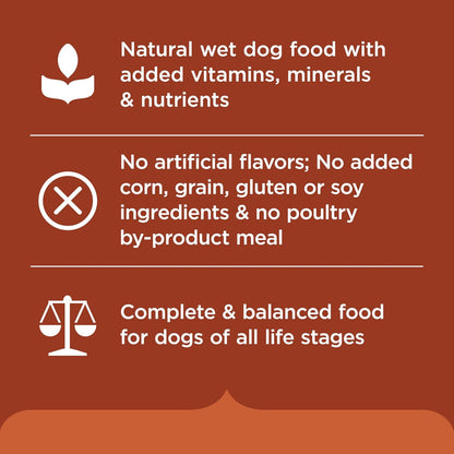 Nutrish Hearty Beef Stew Wet Dog Food, 8 oz. Tub (Pack of 8) (Rachael Ray)
