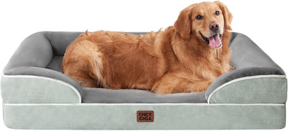 EHEYCIGA Orthopedic Extra Large Dog Bed, Waterproof Washable XL Pet Bed 44"