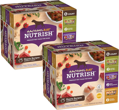Nutrish Hearty Beef Stew Wet Dog Food, 8 oz. Tub (Pack of 8) (Rachael Ray)