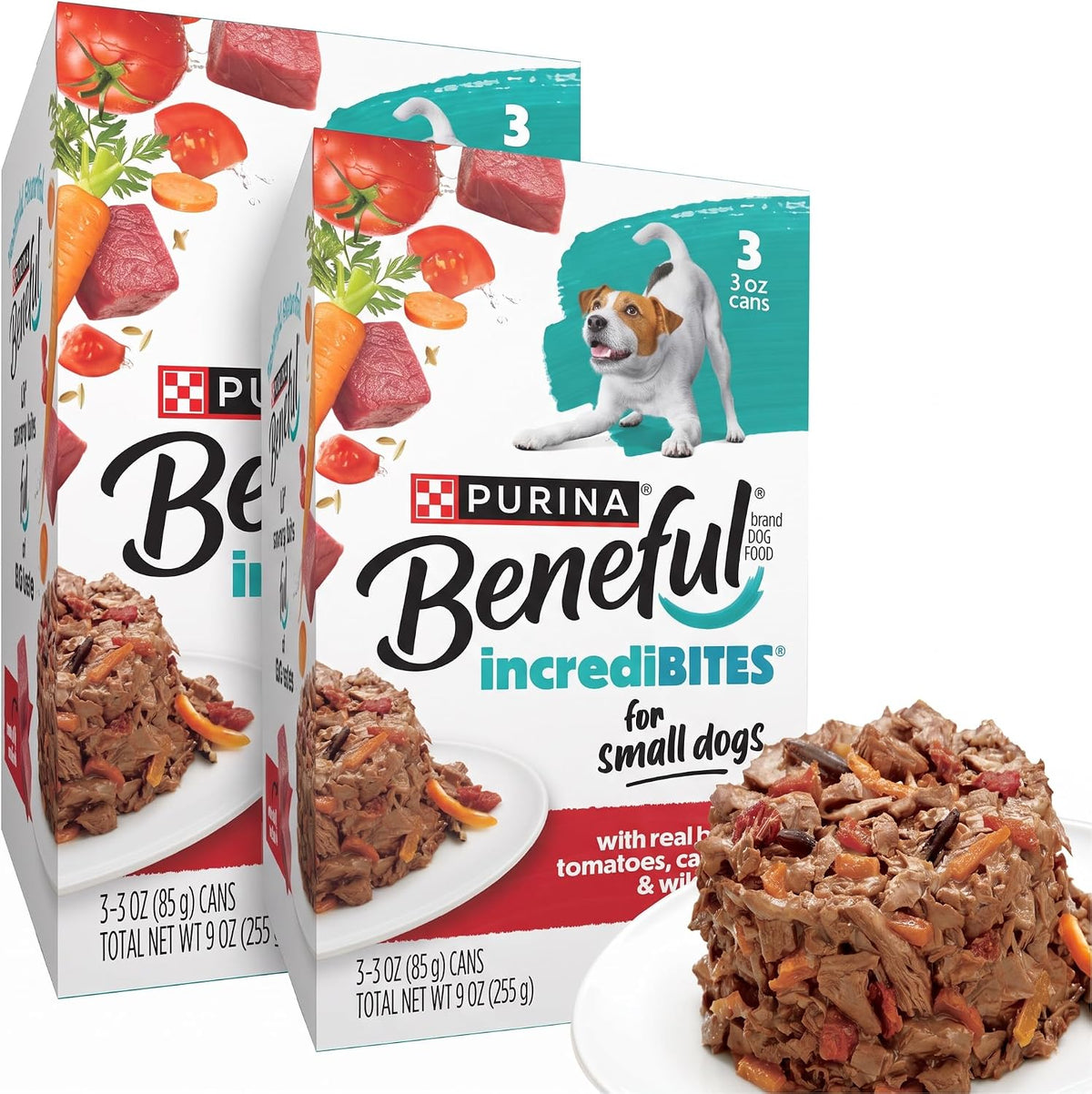 Purina Beneful IncrediBites Wet Dog Food Variety Pack, (2x12) 3 oz