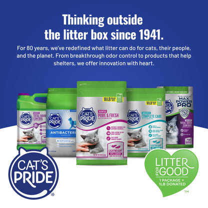 Cat's Pride Antibacterial Litter, Odor-Eliminating Scented 12lb