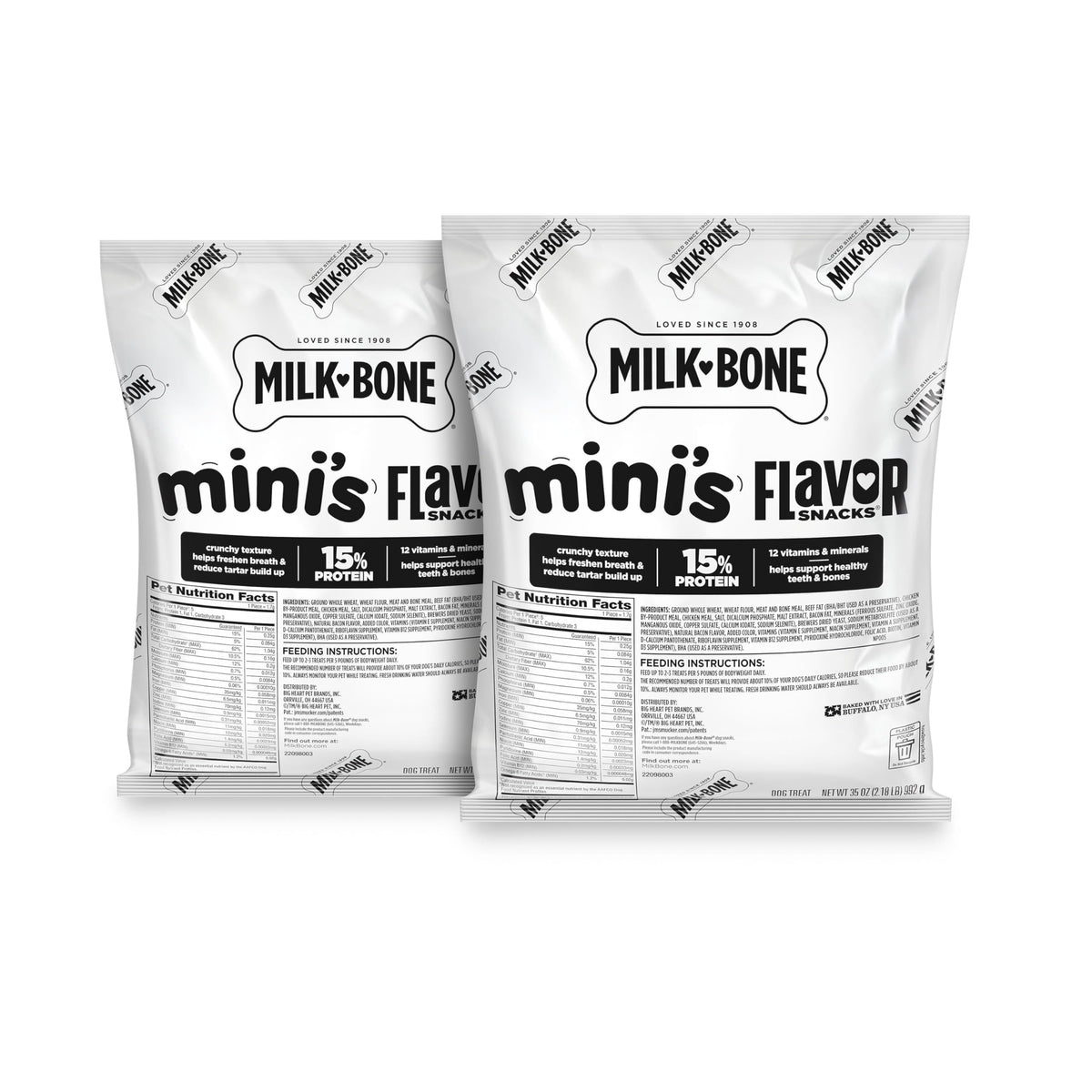 Milk-Bone Flavor Snacks Mini’s Dog Treats, 36 Oz.