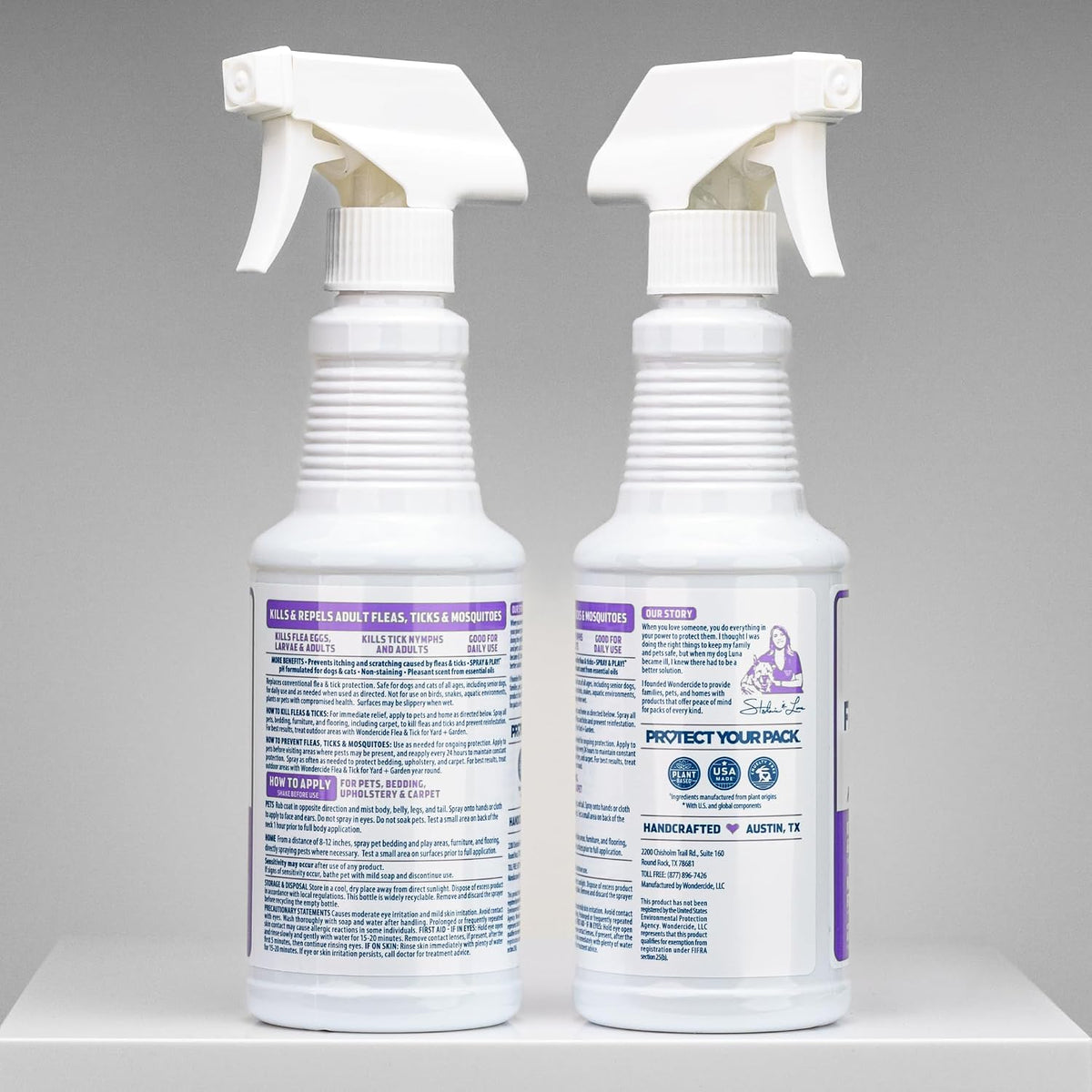 Wondercide - Flea Tick & Mosquito Spray for Pets & Home - Cedarwood 128 oz