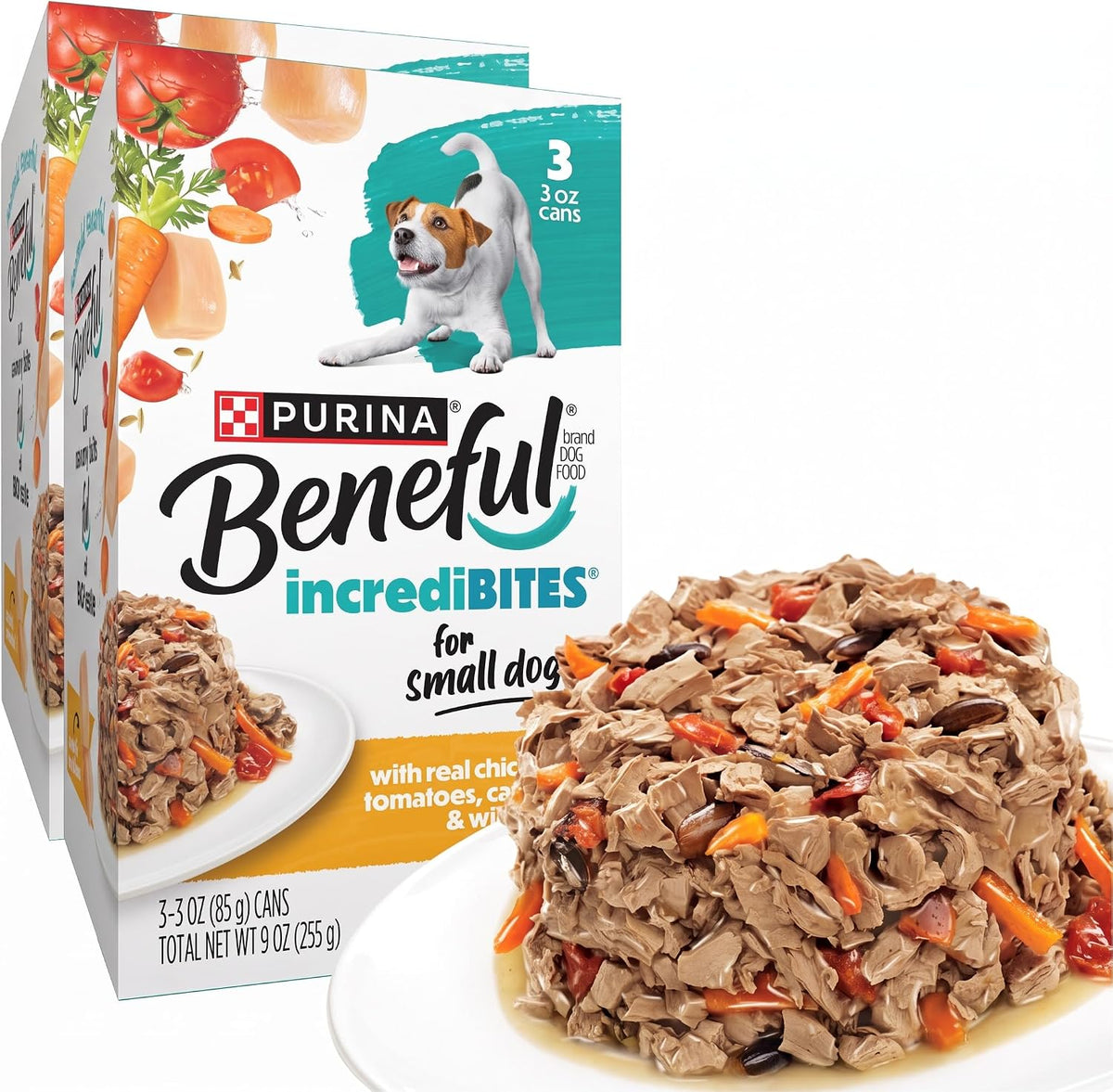 Purina Beneful IncrediBites Wet Dog Food Variety Pack, (2x12) 3 oz