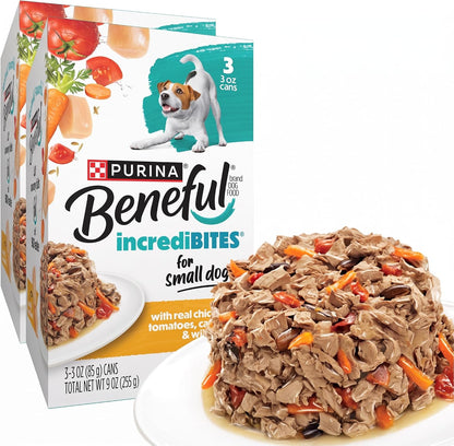 Purina Beneful IncrediBites Wet Dog Food Variety Pack, (2x12) 3 oz