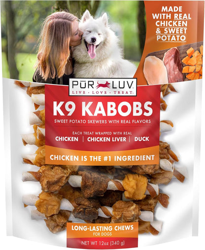 Pur Luv Chicken Jerky Dog Treats,100% Real Chicken Breast, 16 Ounces