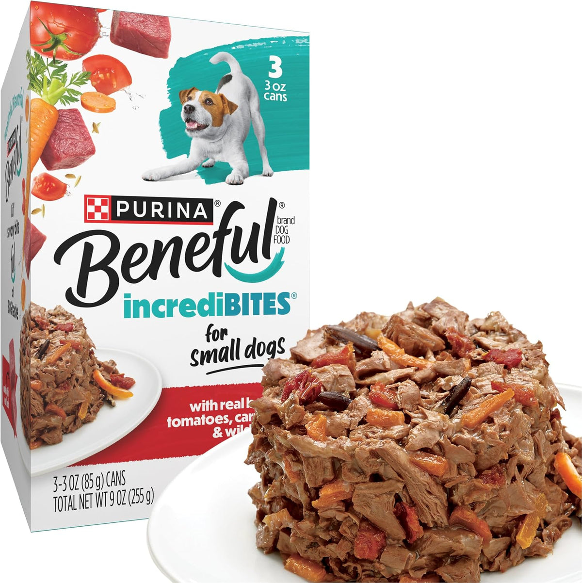 Purina Beneful IncrediBites Wet Dog Food Variety Pack, (2x12) 3 oz