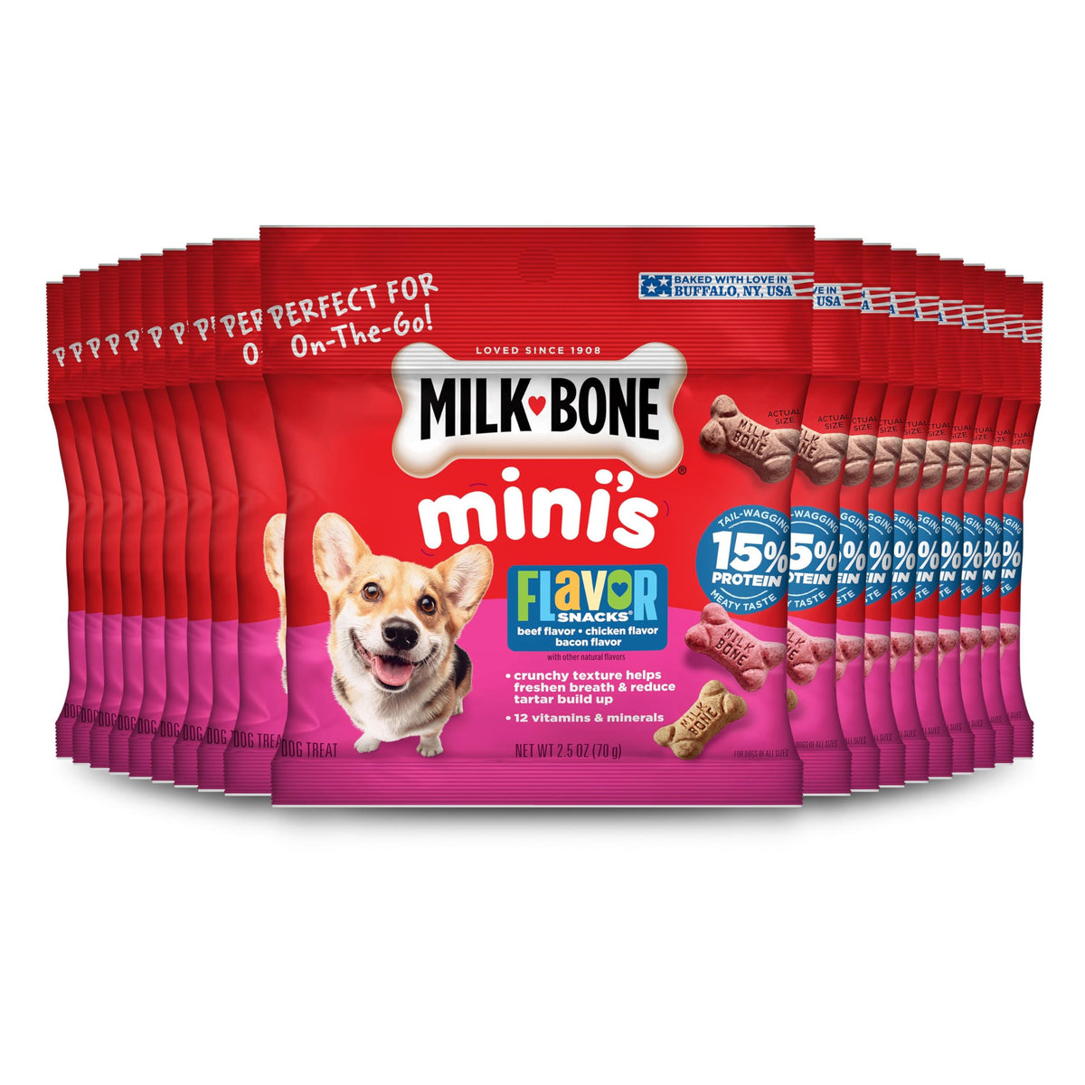 Milk-Bone Flavor Snacks Mini’s Dog Treats, 36 Oz.