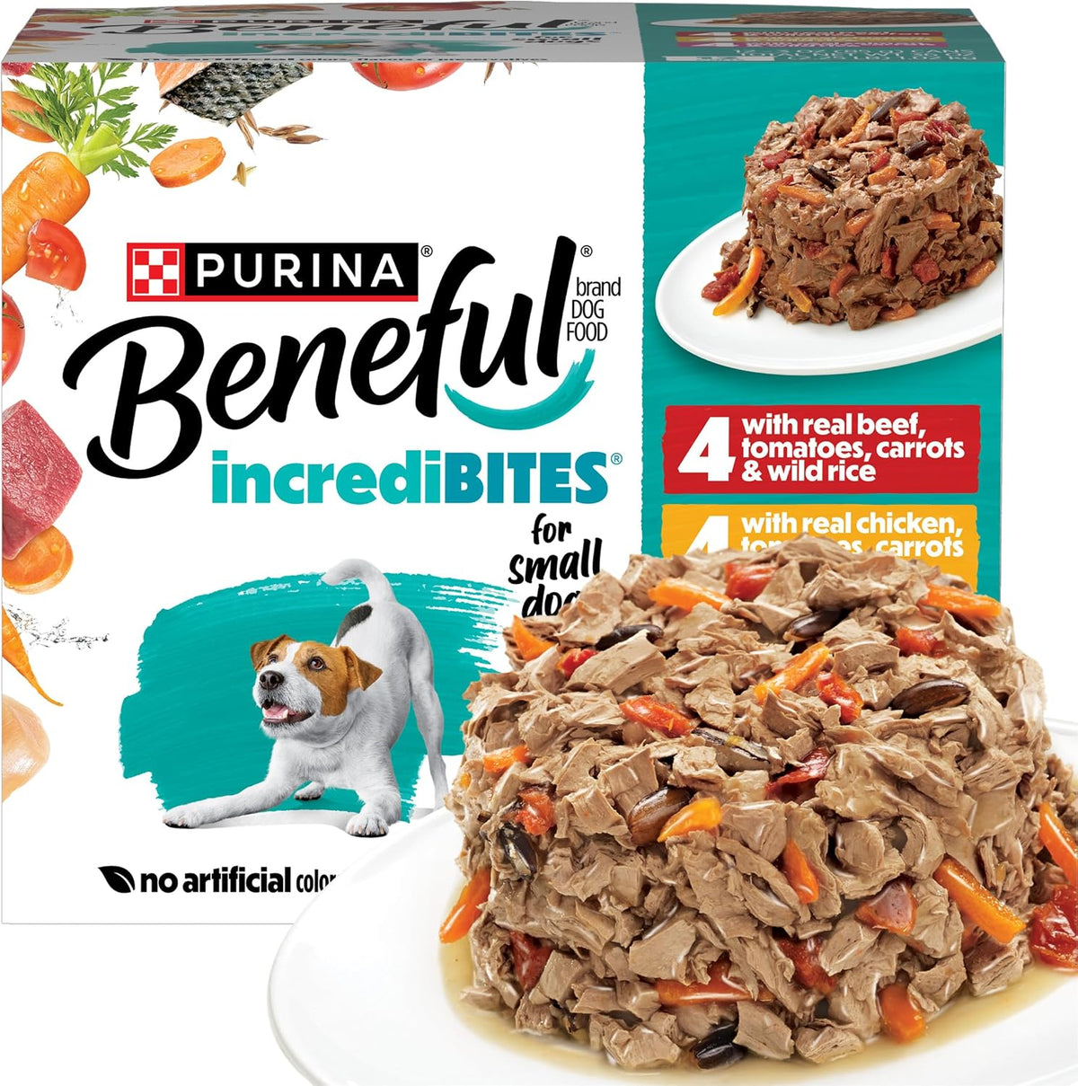 Purina Beneful IncrediBites Wet Dog Food Variety Pack, (2x12) 3 oz