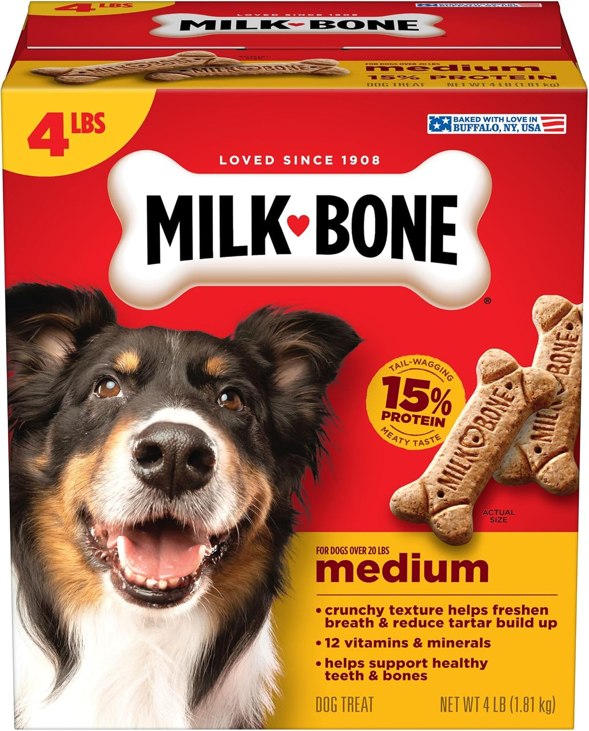 Milk-Bone Original Medium Dog Biscuits, 10 lb Box
