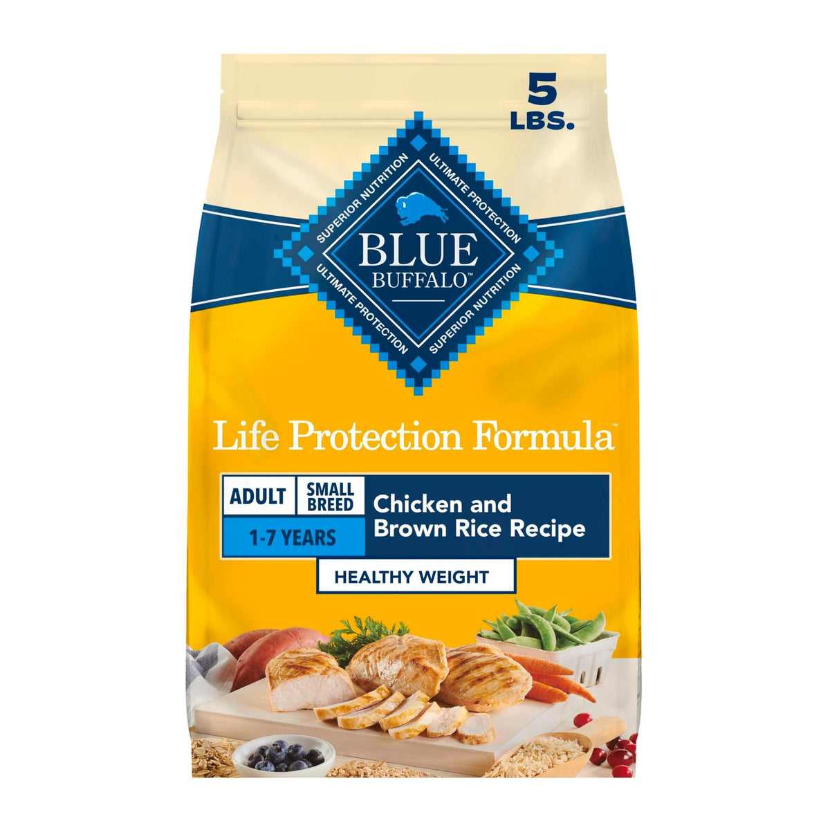 Blue Buffalo Life Protection Formula Healthy Weight Small Dog Food, 15 lb