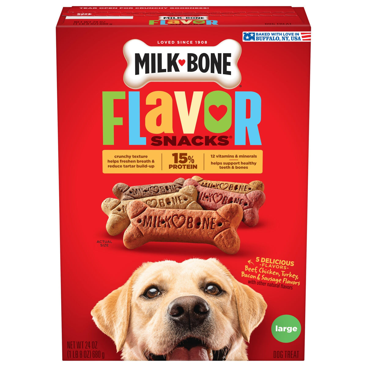 Milk-Bone Flavor Snacks Mini’s Dog Treats, 36 Oz.