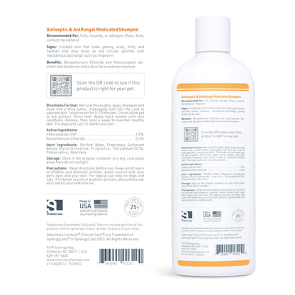 Veterinary Formula Clinical Care Antiseptic & Antifungal Shampoo + Spray