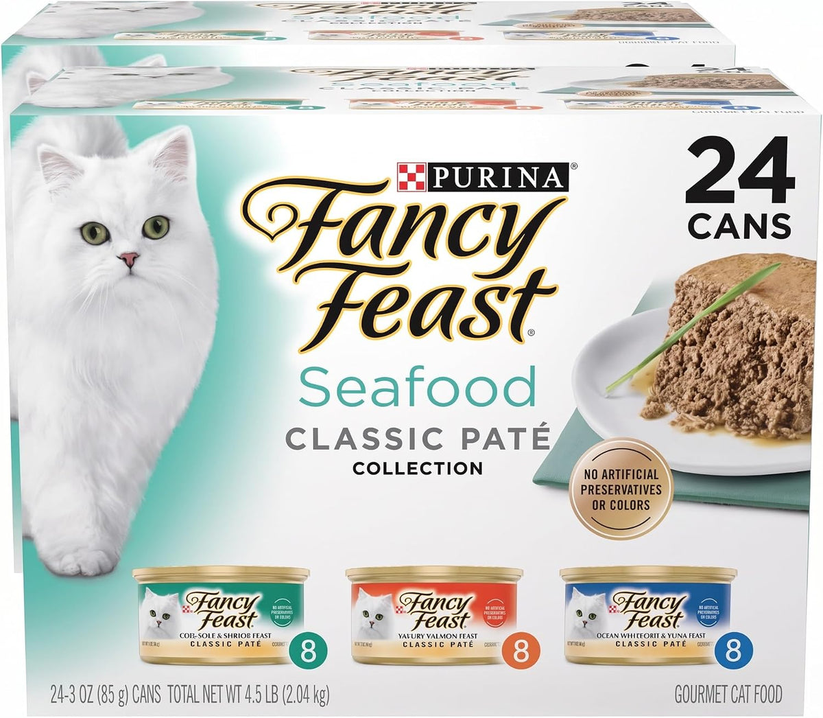 Purina Fancy Feast Gravy Lovers Wet Cat Food, 3 oz Cans, 30-Pack