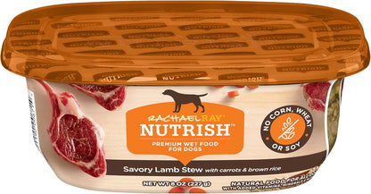 Nutrish Hearty Beef Stew Wet Dog Food, 8 oz. Tub (Pack of 8) (Rachael Ray)