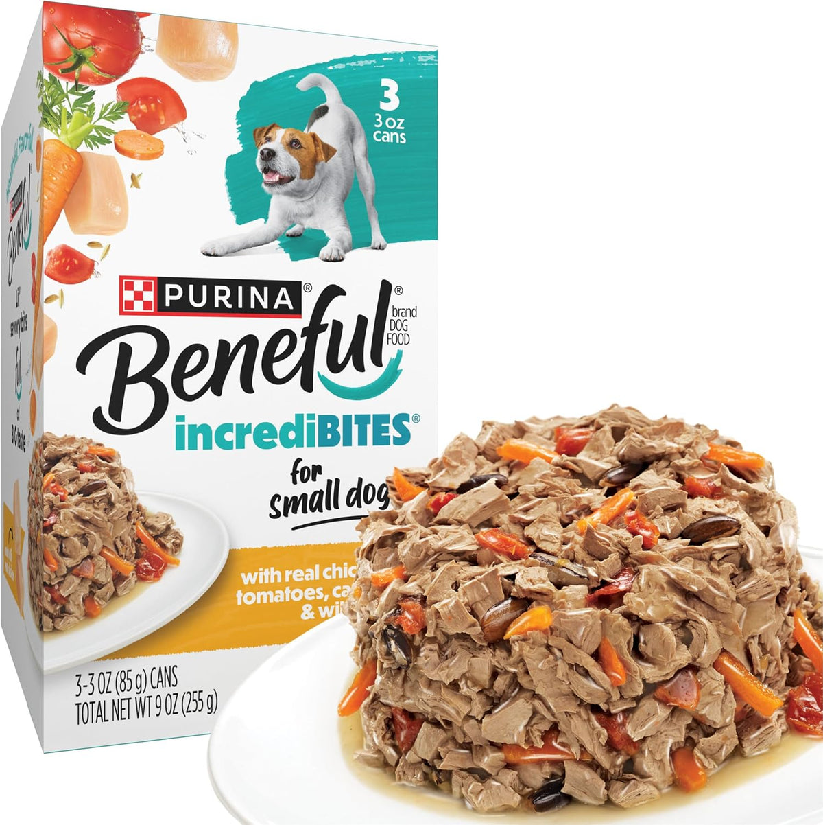 Purina Beneful IncrediBites Wet Dog Food Variety Pack, (2x12) 3 oz