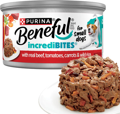 Purina Beneful IncrediBites Wet Dog Food Variety Pack, (2x12) 3 oz