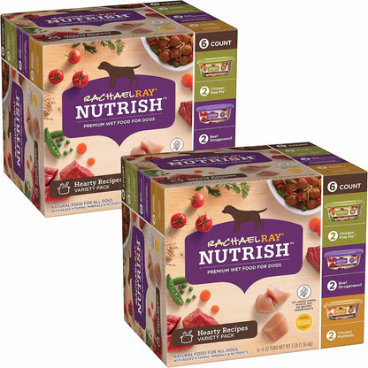 Nutrish Hearty Beef Stew Wet Dog Food, 8 oz. Tub (Pack of 8) (Rachael Ray)