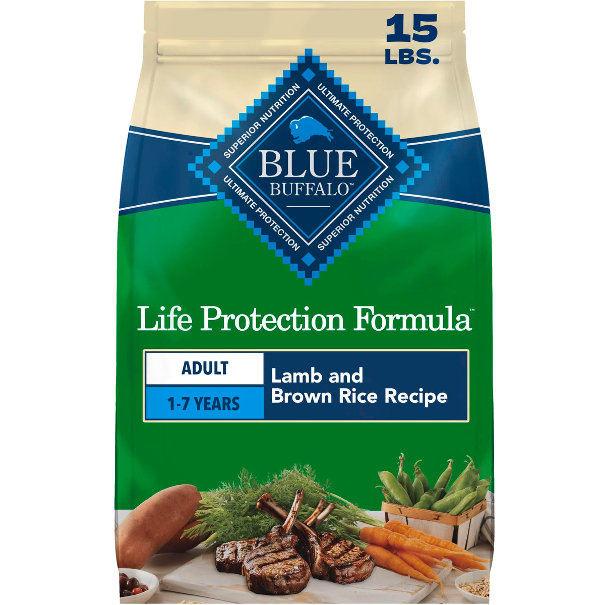 Blue Buffalo Life Protection Formula Chicken Adult Dry Dog Food, 30 lb