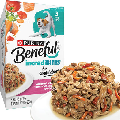 Purina Beneful IncrediBites Wet Dog Food Variety Pack, (2x12) 3 oz