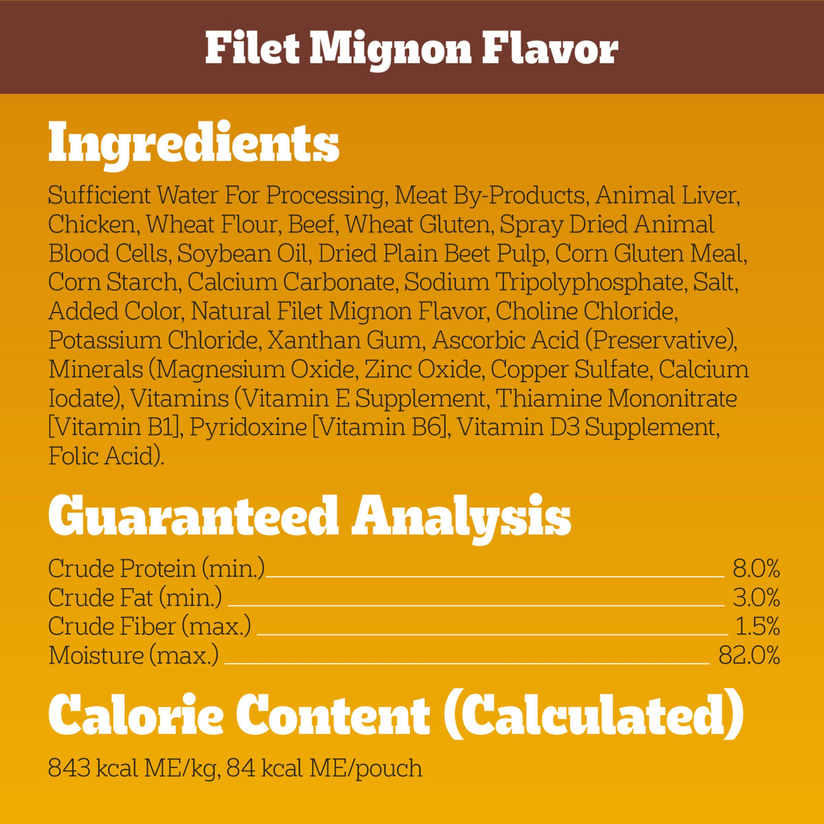 Pedigree Choice Cuts Wet Dog Food Pouch, Protein Variety, 3.5 oz, 30 Count