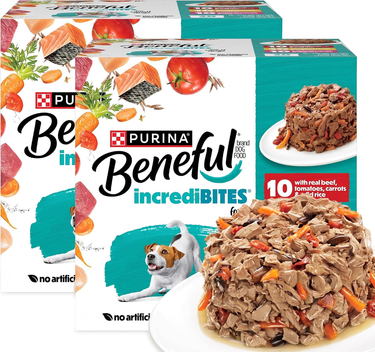 Purina Beneful IncrediBites Wet Dog Food Variety Pack, (2x12) 3 oz