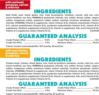 Purina Beneful IncrediBites Wet Dog Food Variety Pack, (2x12) 3 oz