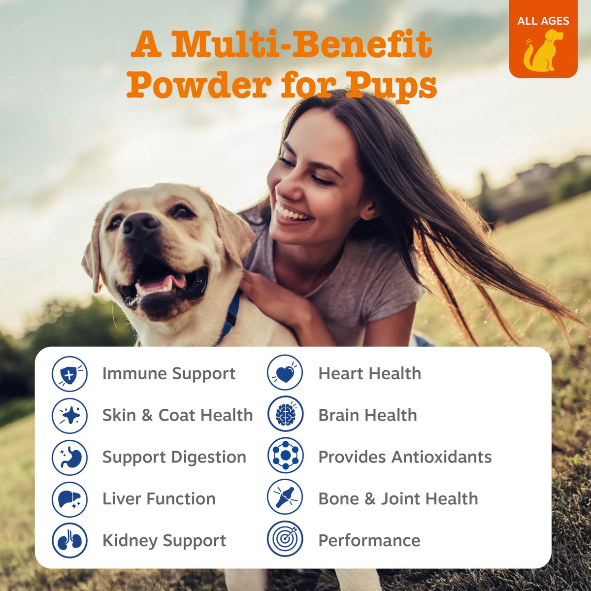 Zesty Paws Dog Vitamins - Dog Multivitamins with Hemp - Chicken, 90 Ct