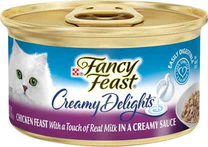 Purina Fancy Feast Gravy Lovers Wet Cat Food, 3 oz Cans, 30-Pack