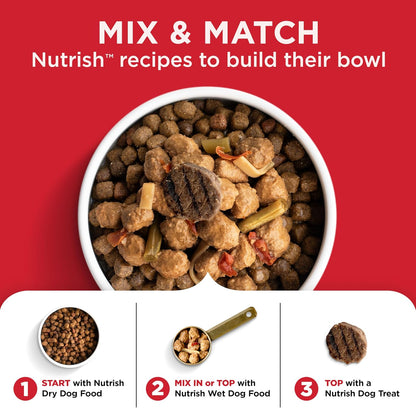 Nutrish Hearty Beef Stew Wet Dog Food, 8 oz. Tub (Pack of 8) (Rachael Ray)