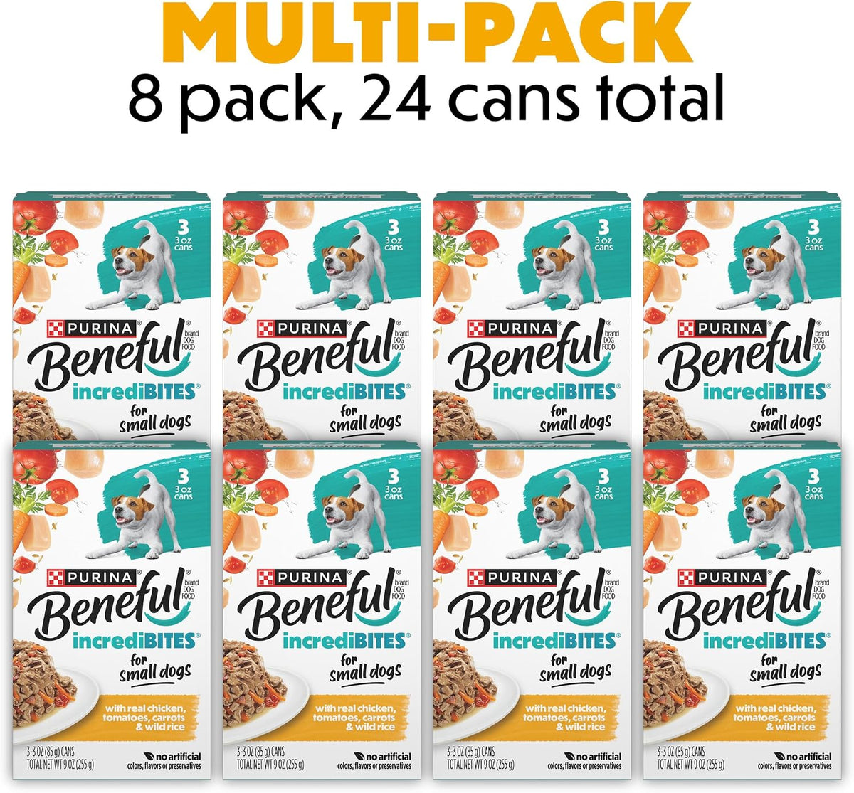 Purina Beneful IncrediBites Wet Dog Food Variety Pack, (2x12) 3 oz