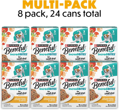Purina Beneful IncrediBites Wet Dog Food Variety Pack, (2x12) 3 oz