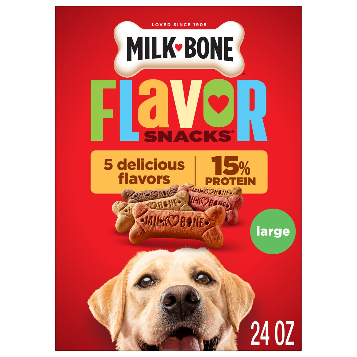Milk-Bone Flavor Snacks Mini’s Dog Treats, 36 Oz.
