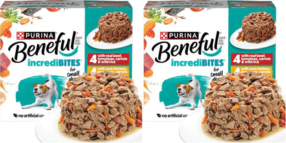 Purina Beneful IncrediBites Wet Dog Food Variety Pack, (2x12) 3 oz